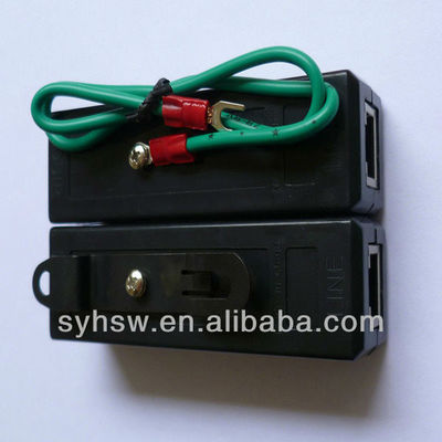 52g SY3160 Rj45 Cat6 이더넷/POE 초상압 보호기 60V 라인 전압
